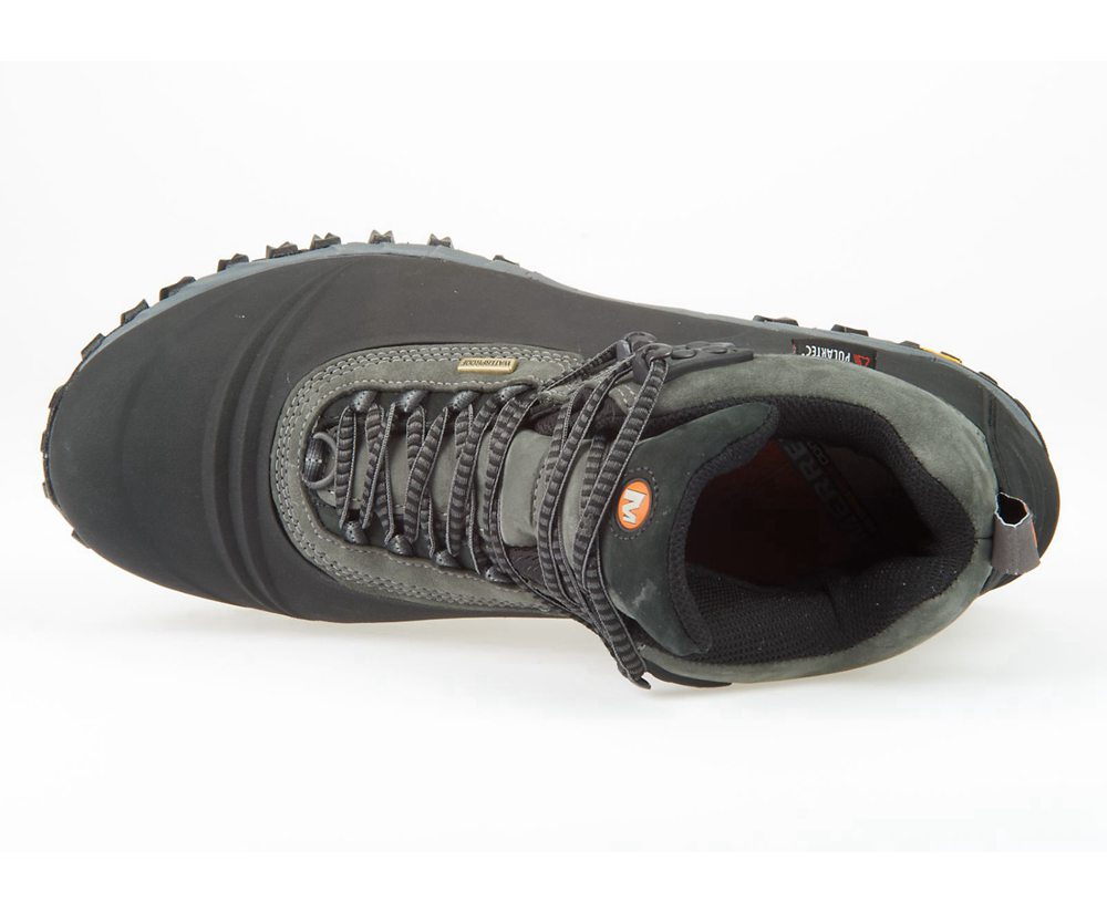 Botas Homem - Merrell Thermo 6 Waterproof Synthetic - Pretas - LFV837906